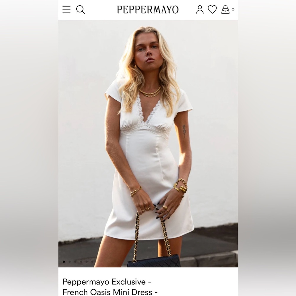 PEPPERMAYO French Oasis Mini Dress- new with tags, never worn